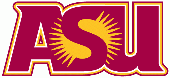 Arizona State Sun Devils 1980-Pres Wordmark Logo Print Decal